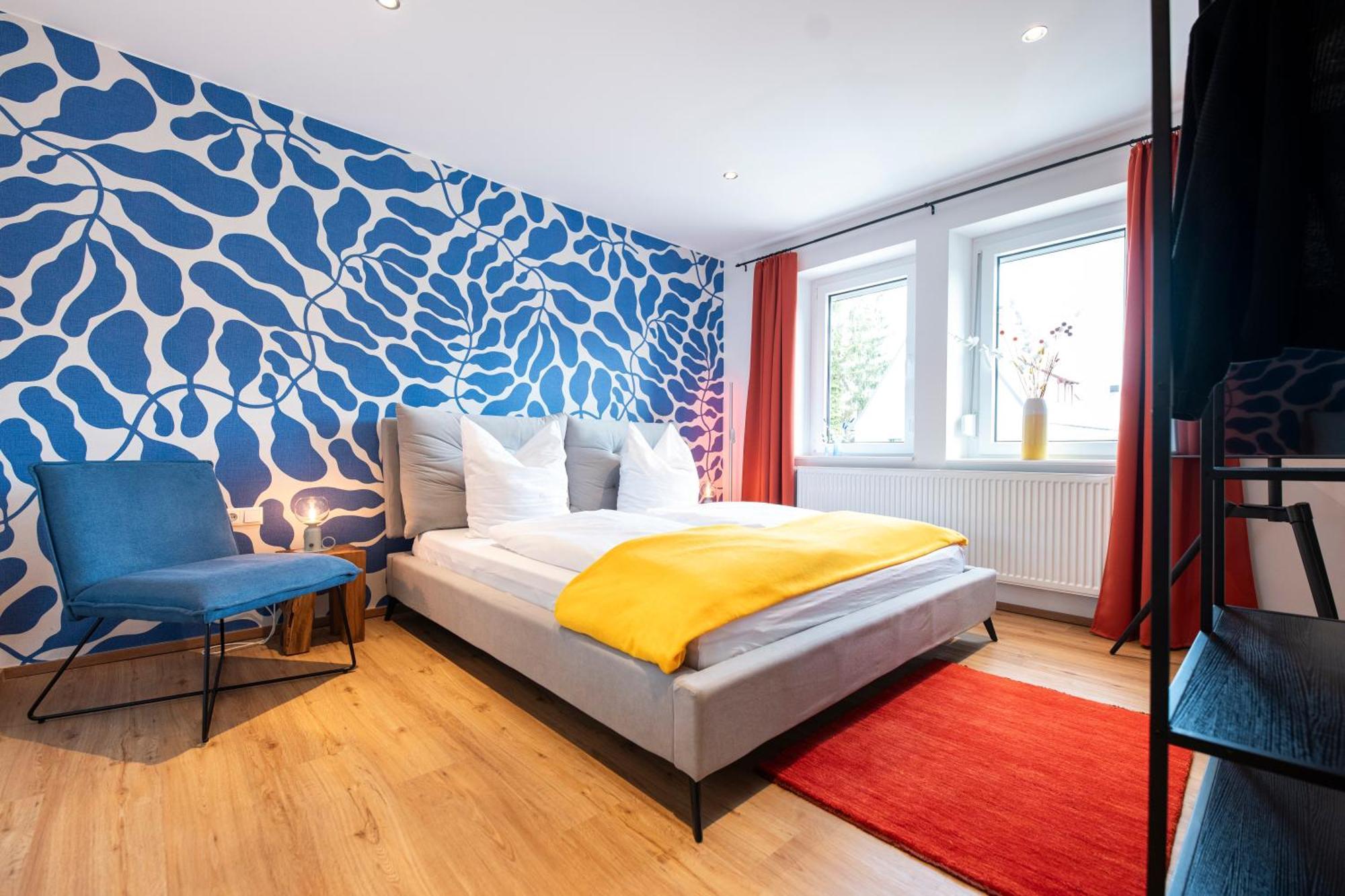 Bunter Hund Apartments - Zentrales Apartment, Parkplatz, Wintergarten, Kinderzimmer Ротенбург об дер Таубер Екстериор снимка