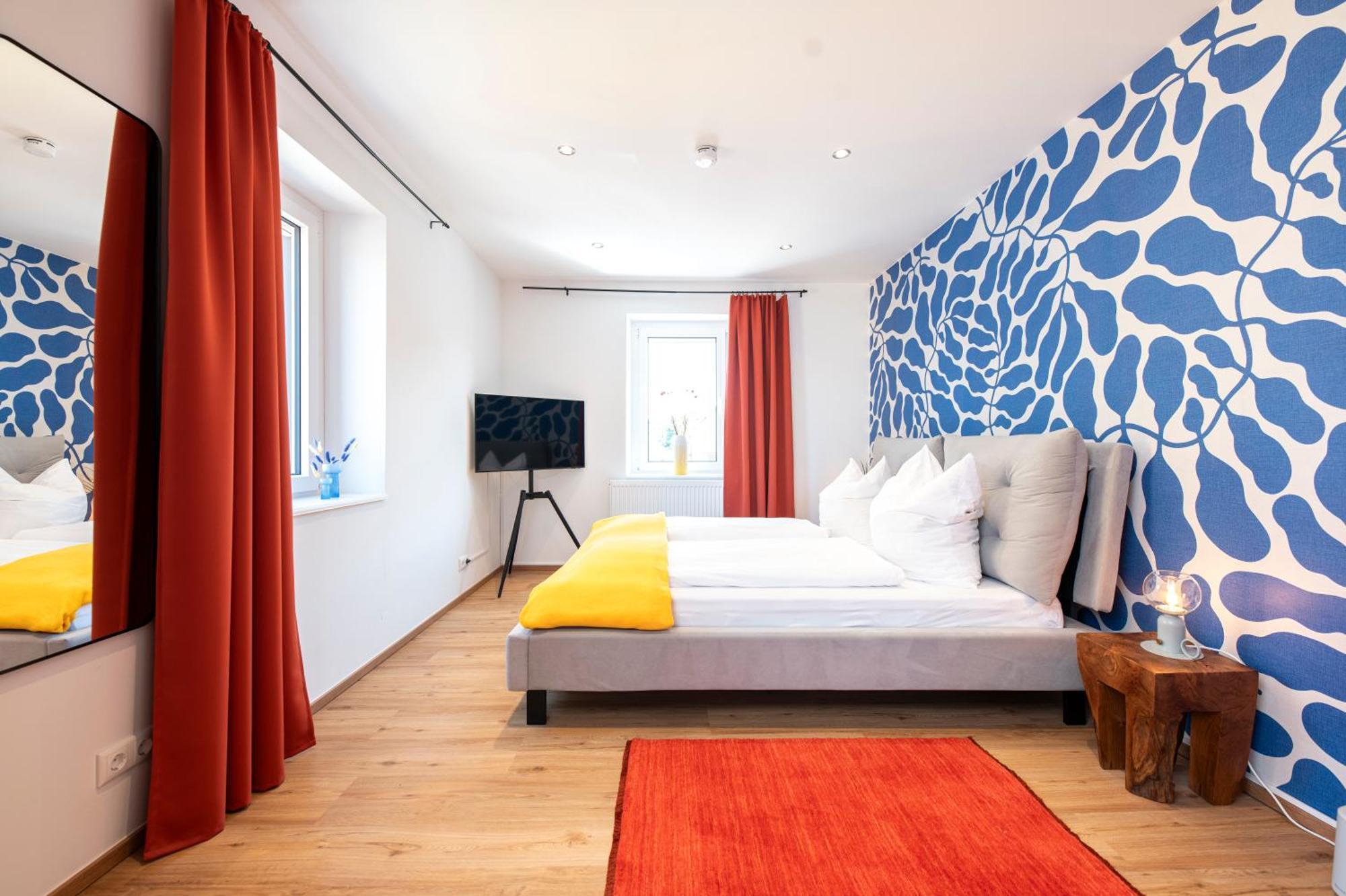 Bunter Hund Apartments - Zentrales Apartment, Parkplatz, Wintergarten, Kinderzimmer Ротенбург об дер Таубер Екстериор снимка